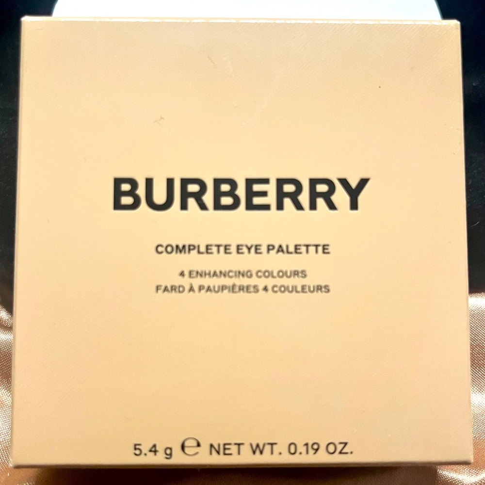 BRAND NEW! Burberry Complete Eye Palette. 4 Enhancing Colors. Gold No. 25